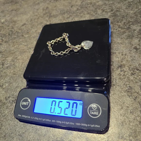 Sterling Silver Heart Charm Bracelet - Picture 7 of 9